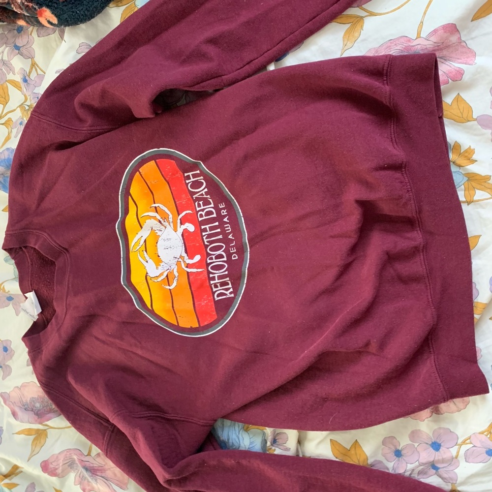 Maroon Crewneck Swearshirt